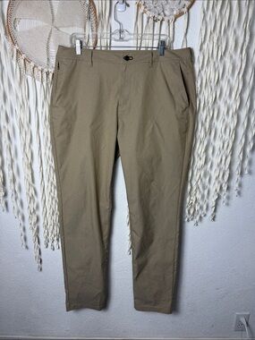 Public Rec Tan Tapered Leg Trouser Size 35